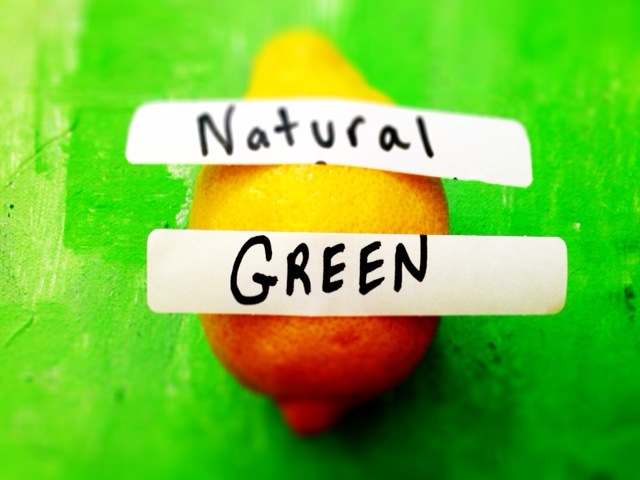 Natural vs green labels