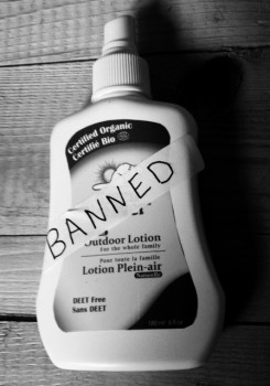 Banned bug spray