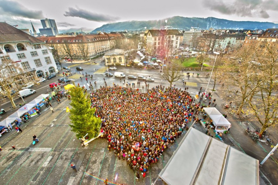 Heart climate march