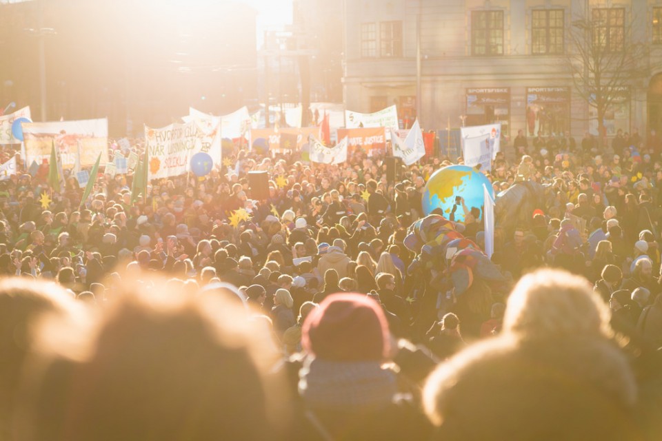 morning climate march