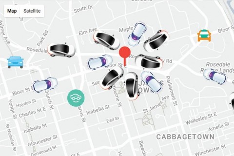 RideShare-map